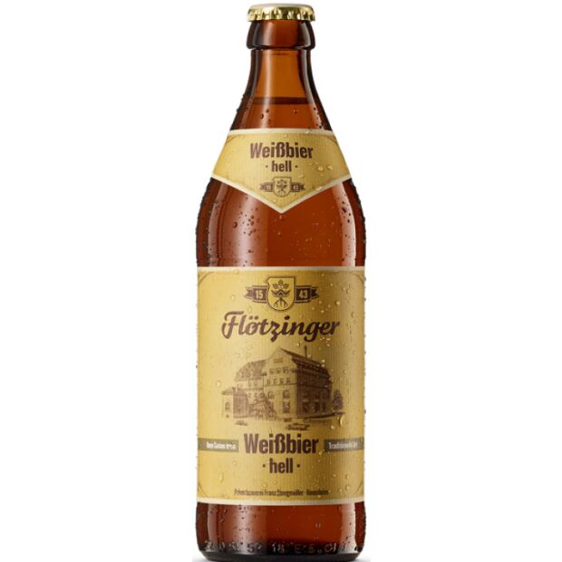 Flötzinger 20x0,50l Hefeweißbier Vuoto a Rendere