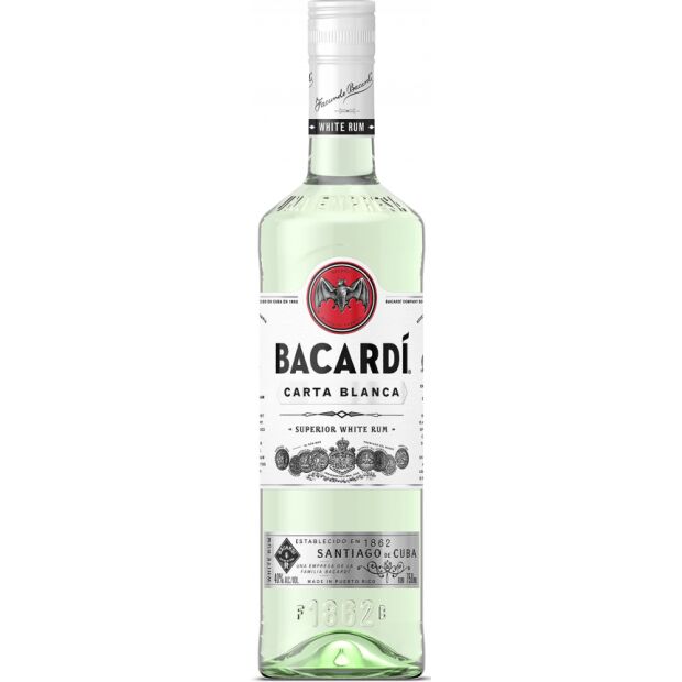 Bacardi Rum Bianco Carta Blanca
