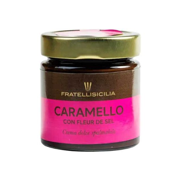 Fratellisicilia Creme Aufstrich Karamell mit Fleur du Sel