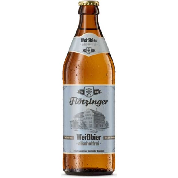 Flötzinger 20x0,50l Hefeweißbier Analcolica Vuoto a Rendere