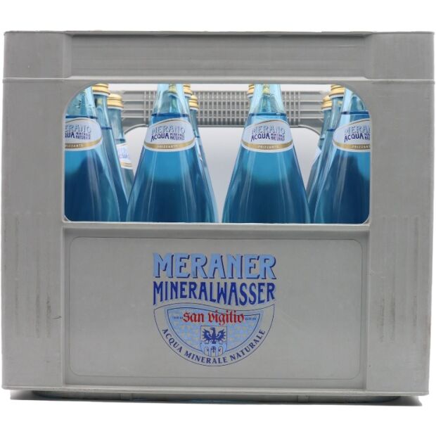 Meraner Acqua Minerale 12x1l Frizzante Vuoto a Rendere