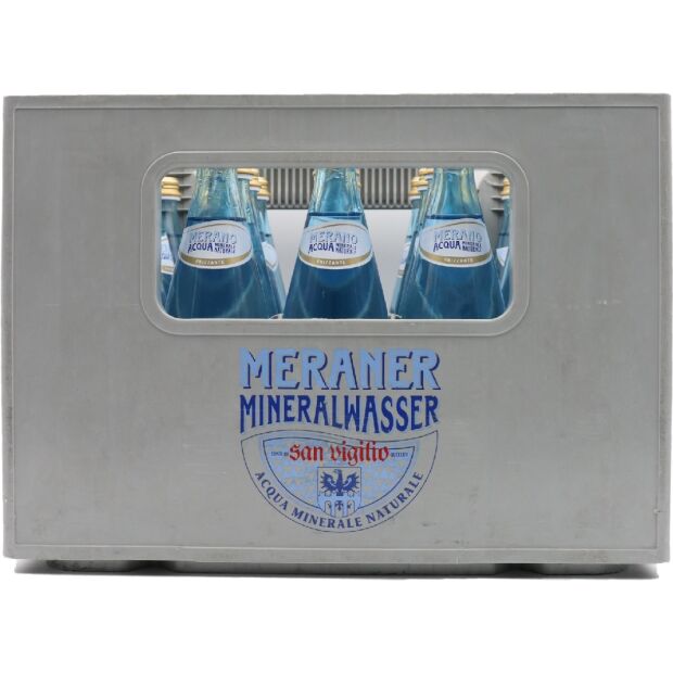 Meraner Acqua Minerale 20x0,50l Frizzante Vuoto a Rendere