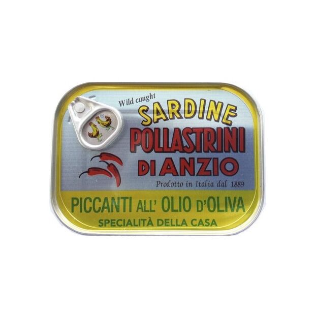 Pollastrini Sardine Piccanti in Olivenöl