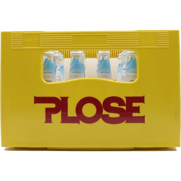 Plose 24x0,25l Acqua Minerale Naturale Vuoto a Rendere