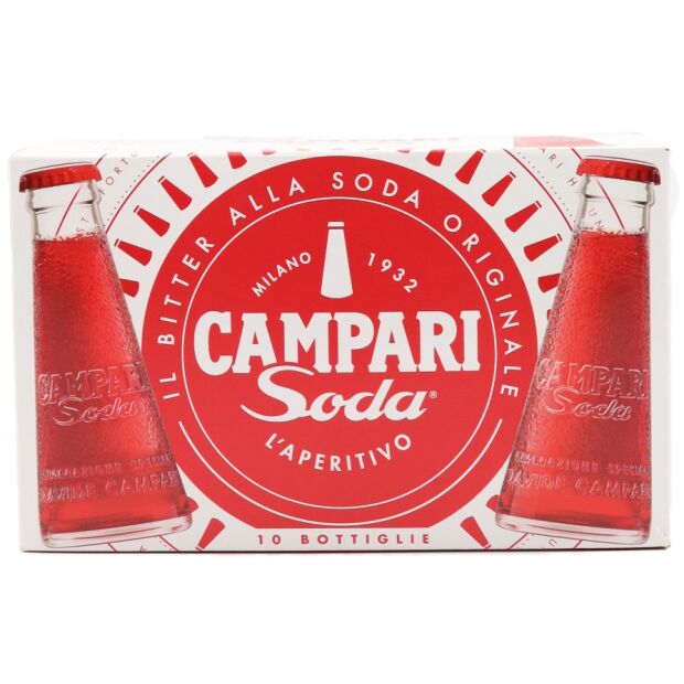 Campari 10X0,098l Cluster Soda Einweg