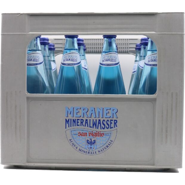 Meraner Acqua Minerale 12x0,75l Naturale Vuoto a Rendere