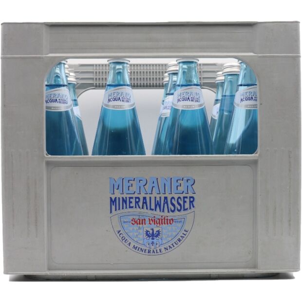 Meraner Mineralwasser 12x0,75l mit leichter Kohlensäure Mehrweg