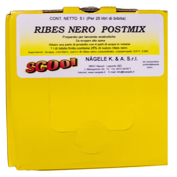 Nägele Post Mix Ribes Nero Bag in Box