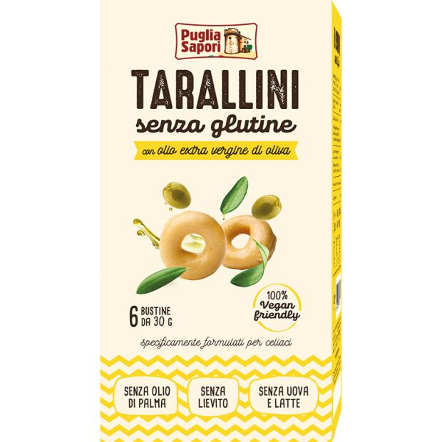 Puglia Sapori Tarallini Senza Glutine al Rosmarino