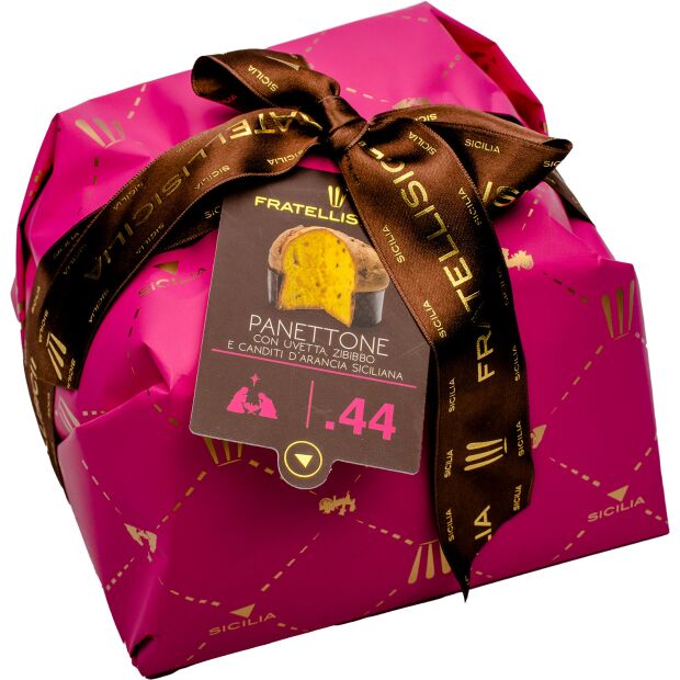 Fratellisicilia Panettone Traditionell (Sultaninen, Zibibbo, Orange)