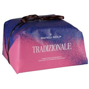 Fratellisicilia Panettone Tradizionale (Uvetta, Arancia)