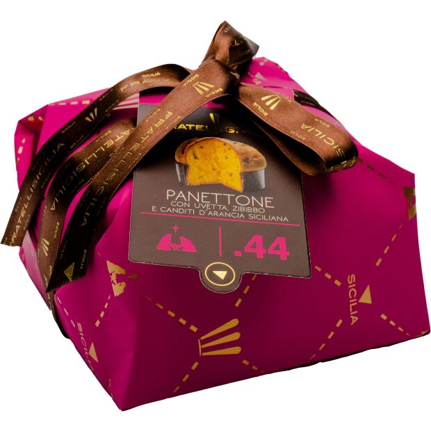 Fratellisicilia Panettone Traditionell (Sultaninen, Zibibbo, Orange)