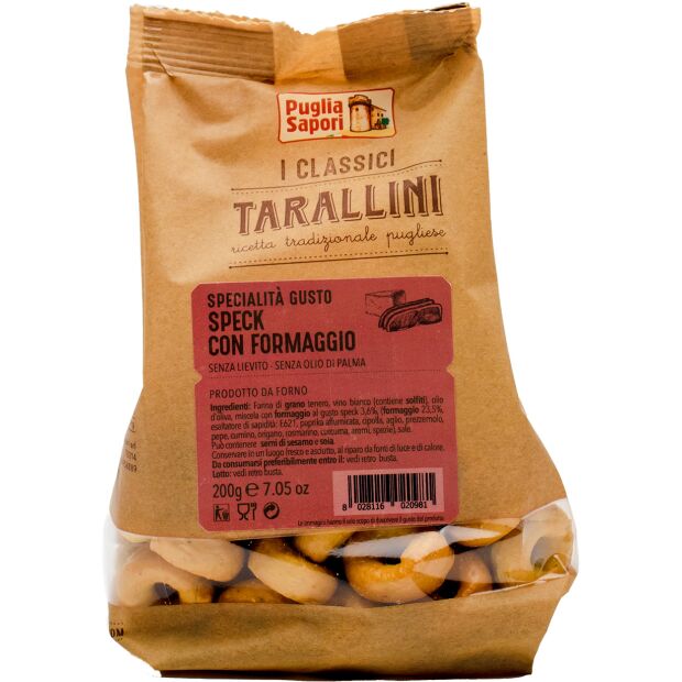 Puglia Sapori Tarallini Speck e Formaggio