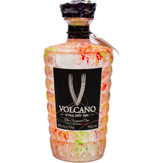 Volcano Fluo Etna Dry Gin Beleuchtet