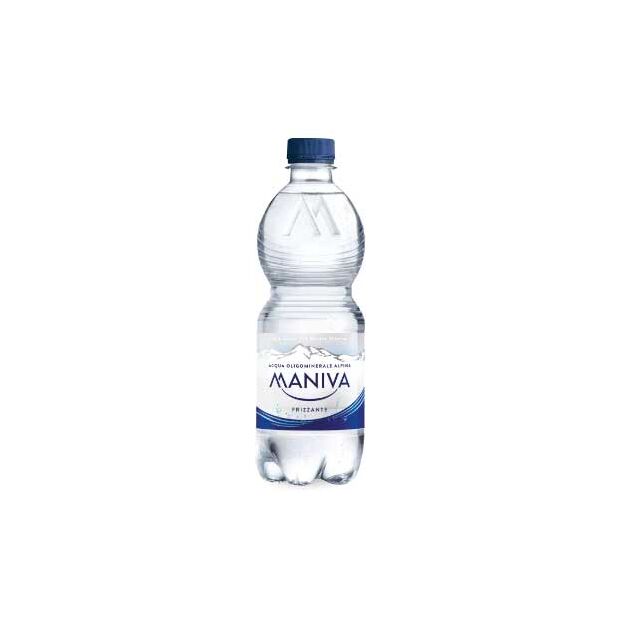 Maniva 0,5l Mineralwasser mit Kohlensäure PET